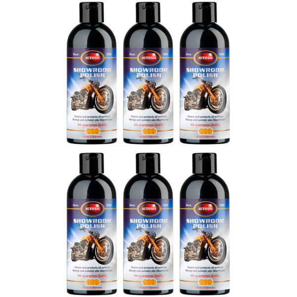 AUTOSOL SHOWROOM POLISH 6pck Autosol Showroom Polish 250ml