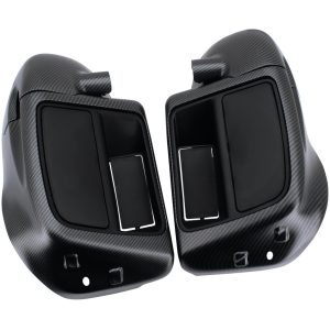 CARBON LOOK FAIRING LOWERS WITH GLOVE BOXES Leg Fairings Matt Carbon FLH/T14-Up