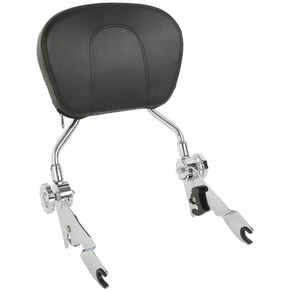 DETACHABLE RECLINER SISSY BAR KITS FOR TOURING Det. RA Sissybar + Pad Chrome FLH/T09-up