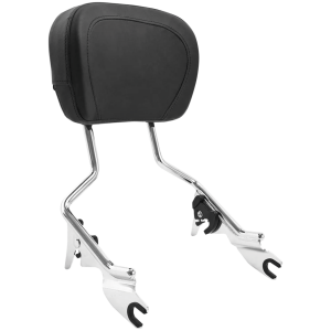 DETACHABLE SISSY BAR KITS FOR TOURING Det. Sissybar + Pad Chrome FLH/T09-23