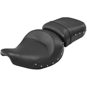 C.C. RIDER 2-UP SEAT FOR BIG INCH INDIAN DR+PA Studded Seat Black Indian14-Up