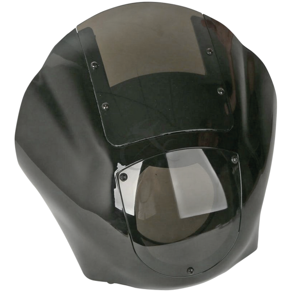 QUICK RELEASE HANDLEBAR FAIRINGS Quarter Fairing Gloss Black Smoke Screen