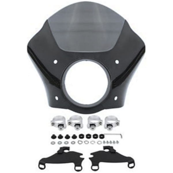 GAUNTLET STYLE HANDLEBAR FAIRINGS Gauntlet Fairing Gloss Black FXD06-17