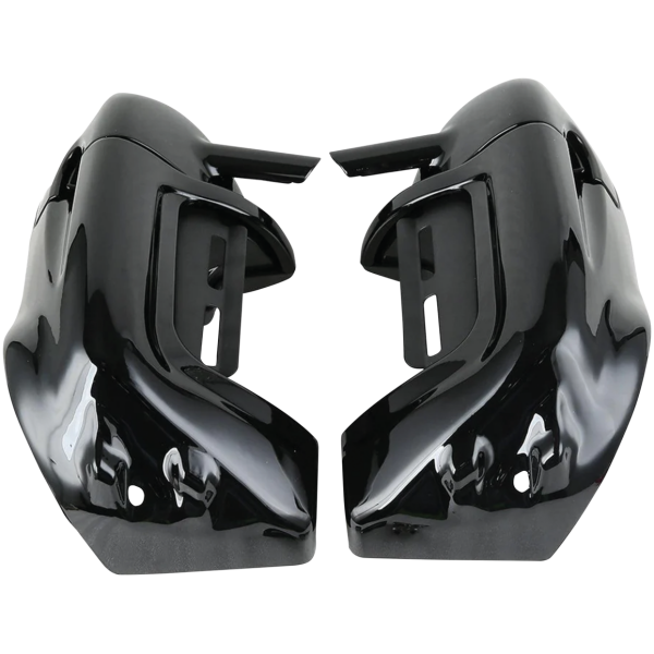 FAIRING LOWERS WITH GLOVE BOXES Leg Fairings Gloss Black FLH/T83-13