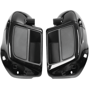FAIRING LOWERS WITH GLOVE BOXES Leg Fairings Gloss Black FLH/T14-Up