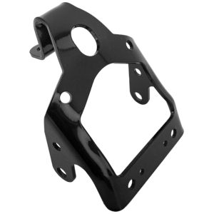 HEADLIGHT & HORN BRACKET FOR EARLY SPRINGER FORKS Blk bracket headlight Springer 45-54