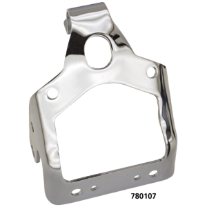 HEADLIGHT & HORN BRACKET FOR EARLY SPRINGER FORKS Chr bracket headlight Springer 45-54