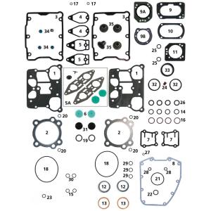 ENGINE GASKETS, SEALS AND O-RINGS FOR TWIN CAM Oil Filter Adapter O-Ring FLH/T13-16