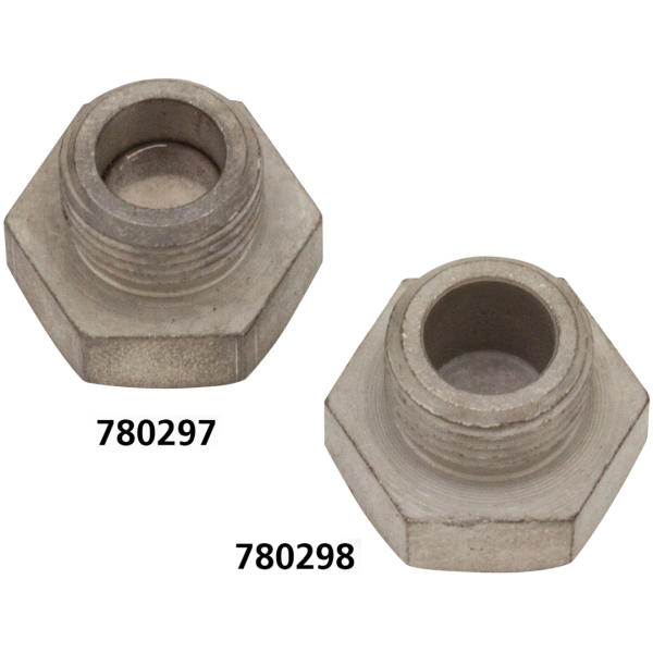 LOWER END 45CI & BIG TWIN SIDE VALVE MODELS Plug timing/gas/oil tank White, 3/4" hex