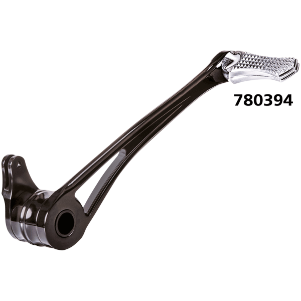 VITY'S DESIGN BRAKE PEDALS DMND BRAKE ARM BLK+POLISH PEG FLH/T14-UP