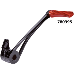 VITY'S DESIGN BRAKE PEDALS DIAMOND BRAKE ARM BLK+RED PEG FLH/T14-UP