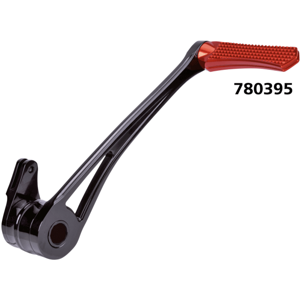 VITY'S DESIGN BRAKE PEDALS DIAMOND BRAKE ARM BLK+RED PEG FLH/T14-UP