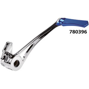 VITY'S DESIGN BRAKE PEDALS DMND BRAKE ARM CHR+BLUE PEG FLH/T14-UP