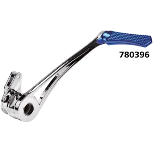 BRAKE PEDALS DMND BRAKE ARM CHR+BLUE PEG FLH/T14-UP
