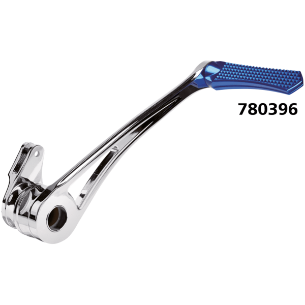 VITY'S DESIGN BRAKE PEDALS DMND BRAKE ARM CHR+BLUE PEG FLH/T14-UP