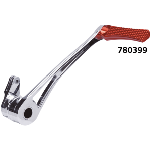 VITY'S DESIGN BRAKE PEDALS DIAMOND BRAKE ARM CHR+RED PEG FLH/T14-UP