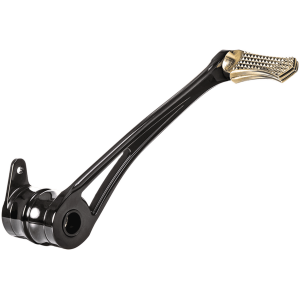 VITY'S DESIGN BRAKE PEDALS DMND BRAKE ARM BLK+BRASS PEG FLH/T08-13