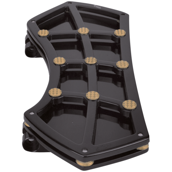 VITY'S DESIGN FLOORBOARDS DIAMOND FR FLRBRD BLK W/ GEMS BRASS