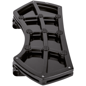VITY'S DESIGN FLOORBOARDS DIAMOND FR FLRBRD BLK W/ GEMS BLK