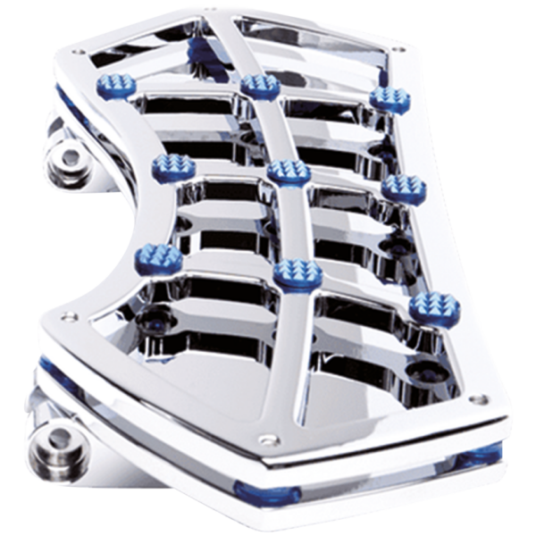 VITY'S DESIGN FLOORBOARDS DIAMOND FR FLRBRD CHR W/ GEMS BLUE