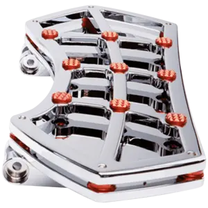 VITY'S DESIGN FLOORBOARDS DIAMOND FR FLRBRD CHR W/ GEMS RED
