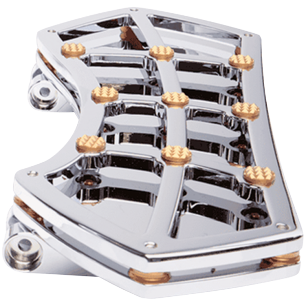 VITY'S DESIGN FLOORBOARDS DIAMOND FR FLRBRD POLISH W/ GEMS BRASS