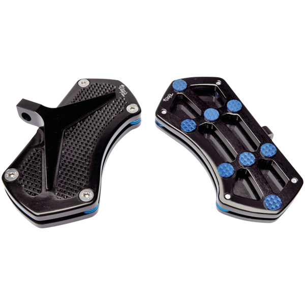 VITY'S DESIGN FLOORBOARDS DIAMOND PSSNGR FLRBRD BLK W/ GEMS BLUE