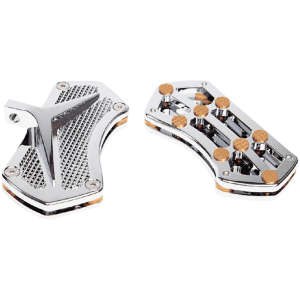 VITY'S DESIGN FLOORBOARDS DIAMOND PSSNGR FLRBRD POLISH W/ GEMS BRS