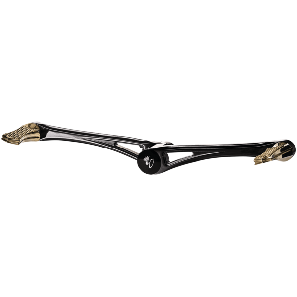 VITY'S DESIGN HEEL/TOE SHIFTER PEDALS DMND HEEL/TOE SHIFT KIT BLK W/ BRSS PEGS
