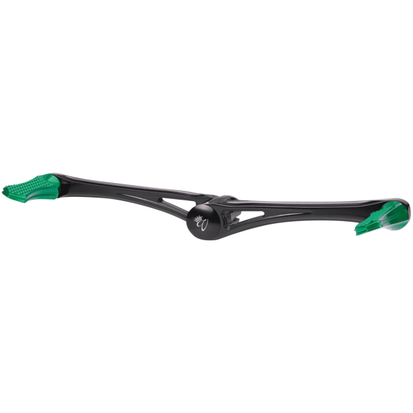 VITY'S DESIGN HEEL/TOE SHIFTER PEDALS DMND HEEL/TOE SHIFT KIT BLK W/ GREEN PEG