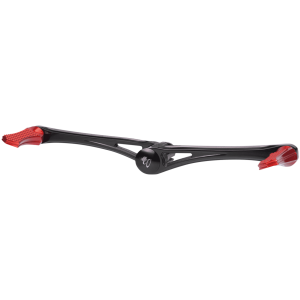 VITY'S DESIGN HEEL/TOE SHIFTER PEDALS DIAMOND HEEL/TOE SHIFT KIT BLK W/ RED PE