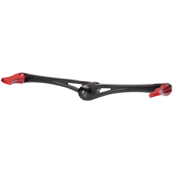 VITY'S DESIGN HEEL/TOE SHIFTER PEDALS DIAMOND HEEL/TOE SHIFT KIT BLK W/ RED PE