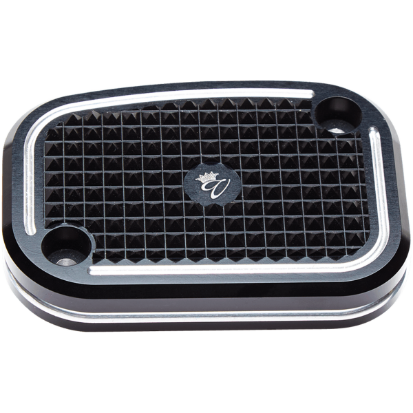 VITY'S DIAMOND DESIGN MASTER CYLINDER COVERS DMND M/C CVR BRAKE CONTR CUT FLH/T08-up