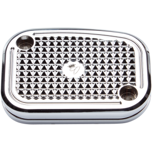 VITY'S DIAMOND DESIGN MASTER CYLINDER COVERS DMND M/C CVR HYDR CLUTCH CHR FLH/T14-16
