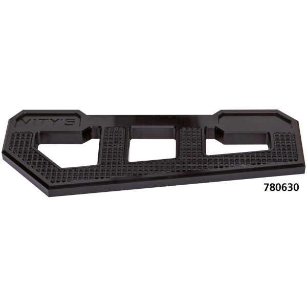VITY'S DESIGN RACING FLOORBOARDS RACING FLOORBOARDS FULL BLACK