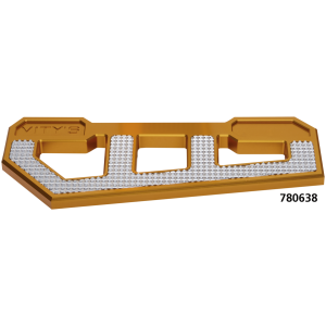 VITY'S DESIGN RACING FLOORBOARDS RACING FLOORBOARDS GOLD W/ DIAMOND ICE