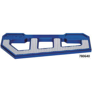 VITY'S DESIGN RACING FLOORBOARDS RACING FLOORBOARDS BLUE W/ DIAMOND ICE