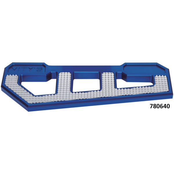 VITY'S DESIGN RACING FLOORBOARDS RACING FLOORBOARDS BLUE W/ DIAMOND ICE