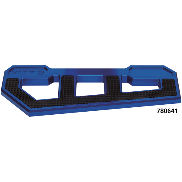 VITY'S DESIGN RACING FLOORBOARDS RACING FLOORBOARDS BLUE W/ DIAMOND BLACK
