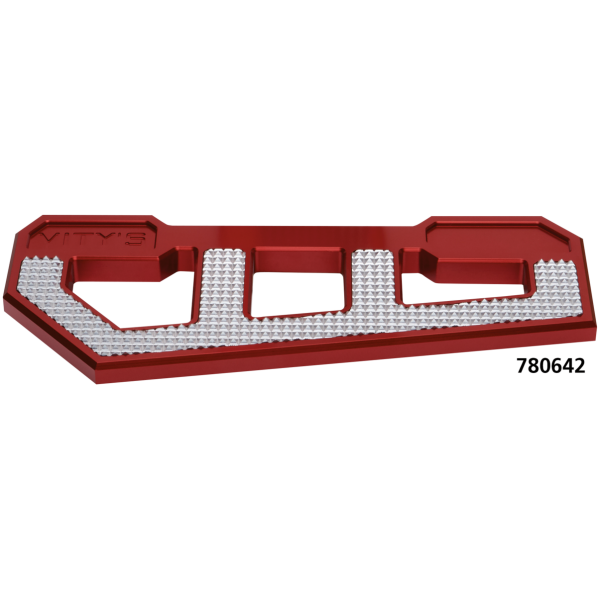 VITY'S DESIGN RACING FLOORBOARDS RACING FLOORBOARDS RED W/ DIAMOND ICE