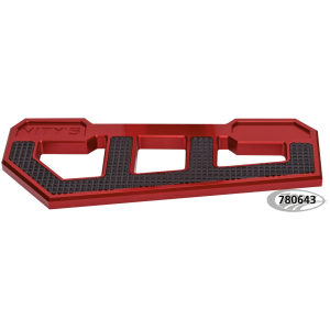 VITY'S DESIGN RACING FLOORBOARDS RACING FLOORBOARDS RED W/ DIAMOND BLACK