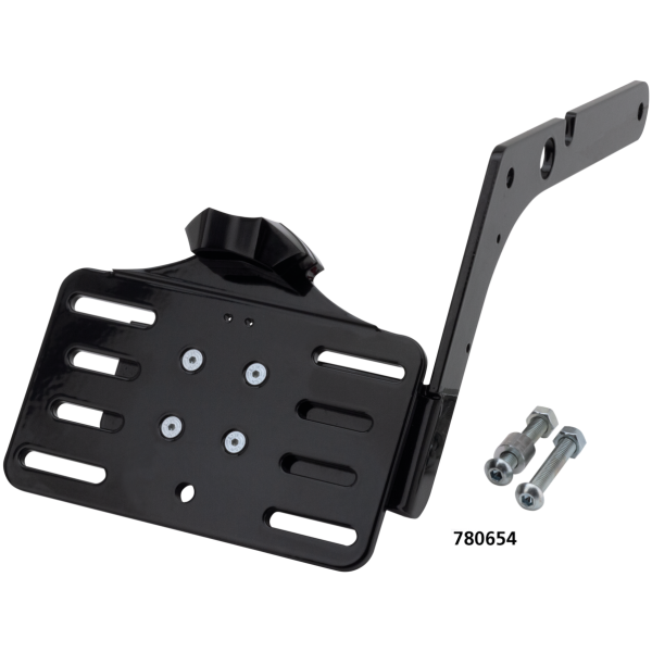 VITY'S LICENSE PLATE BRACKETS Blck side mount licenseplatekit XL04-UP