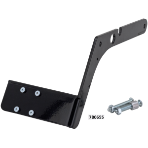 VITY'S LICENSE PLATE BRACKETS Blk Bracket only sidemount XL04-UP