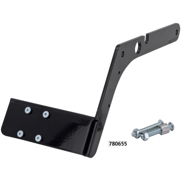 VITY'S LICENSE PLATE BRACKETS Blk Bracket only sidemount XL04-UP