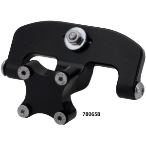 VITY'S LICENSE PLATE BRACKETS Blk center licensplate bracket FLSB18-UP