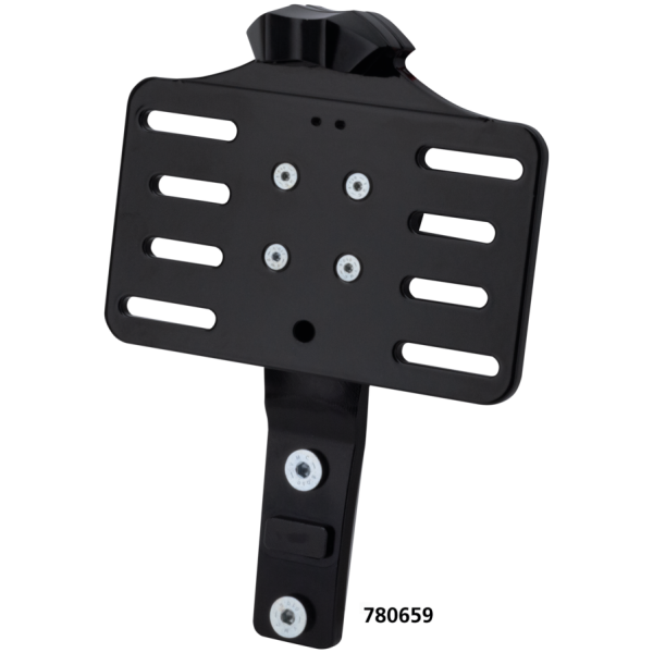 VITY'S LICENSE PLATE BRACKETS Blk center licensplate kit FLSL18-UP