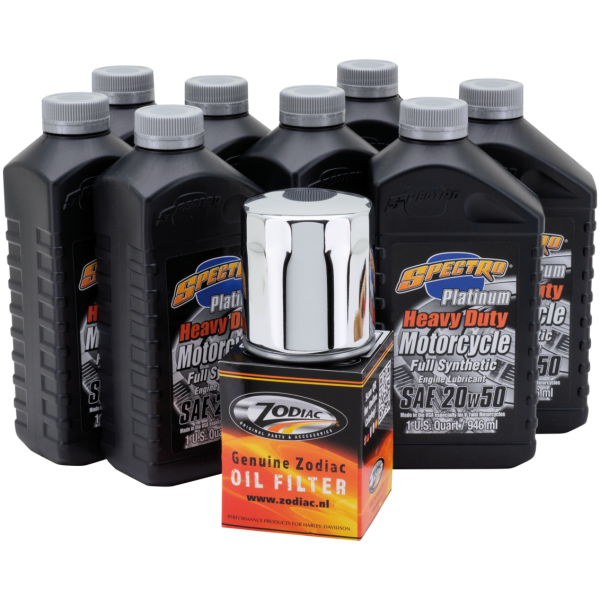 OIL CHANGE AND SERVICE KITS Milwaukee 8 VSyn total oil serv kit Chro
