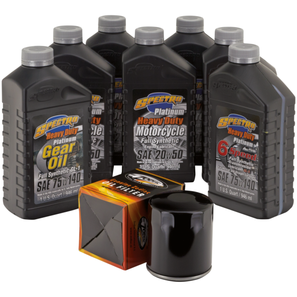 OIL CHANGE AND SERVICE KITS Milwaukee 8 VSyn Super oil serv kit Blak
