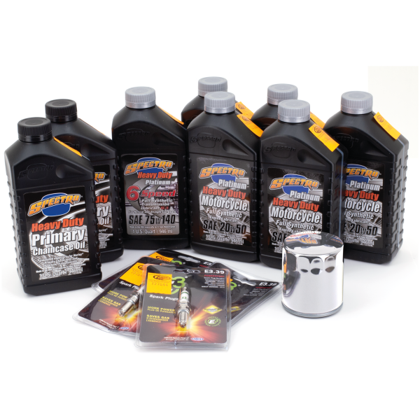 OIL CHANGE AND SERVICE KITS Milwaukee 8 total Platinum+ kit Chrome