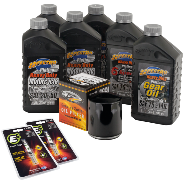OIL CHANGE AND SERVICE KITS Twin Cam total Platinum+ kit black